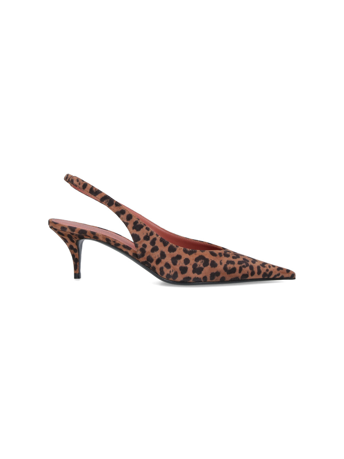 Amina Muaddi With Heel Brown Upper: Calf Leather