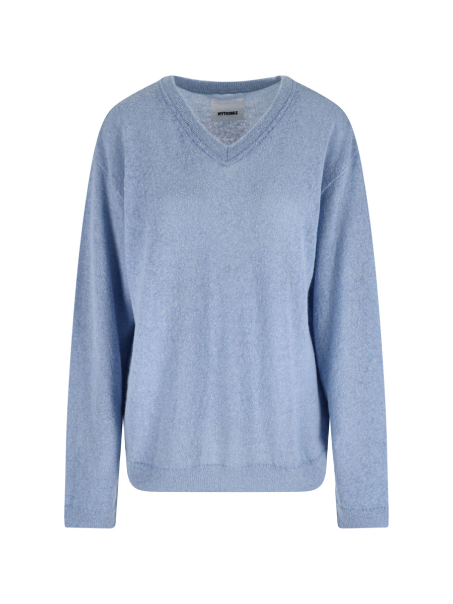 Mythinks 55% Alpaca sweater in blue