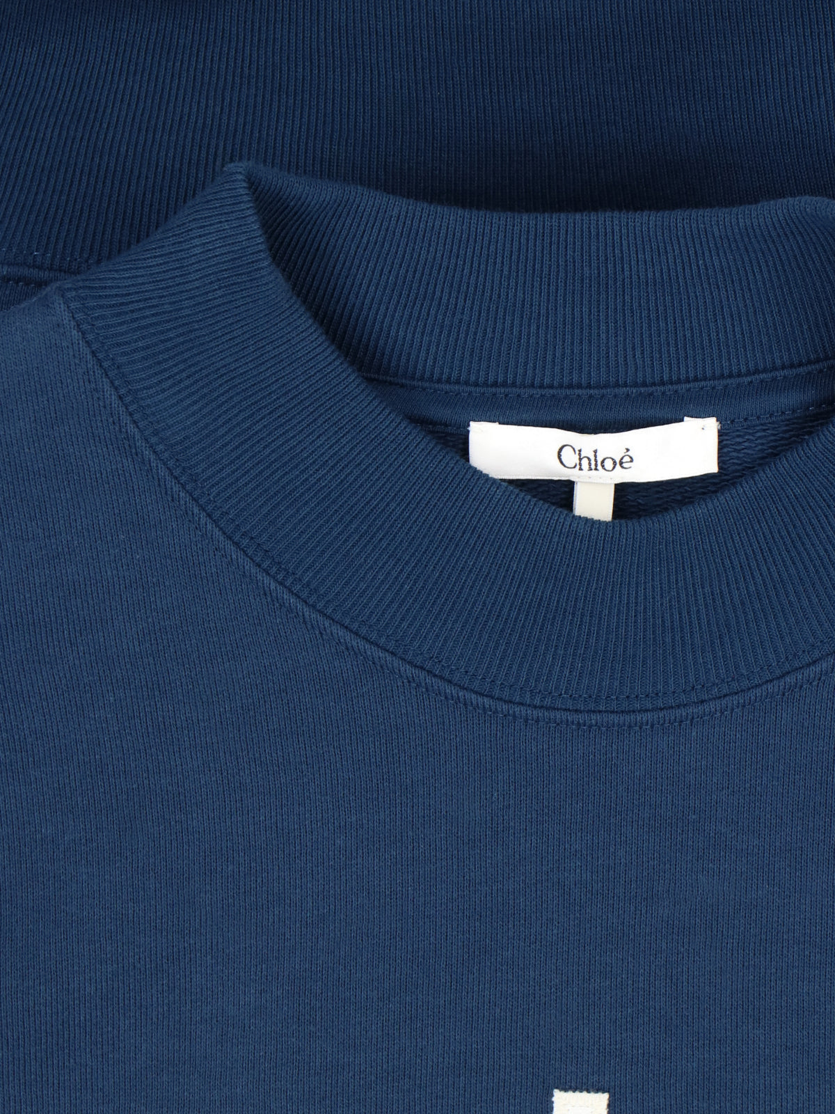 Chloè Sweaters Blue Outer Shell: Cotton