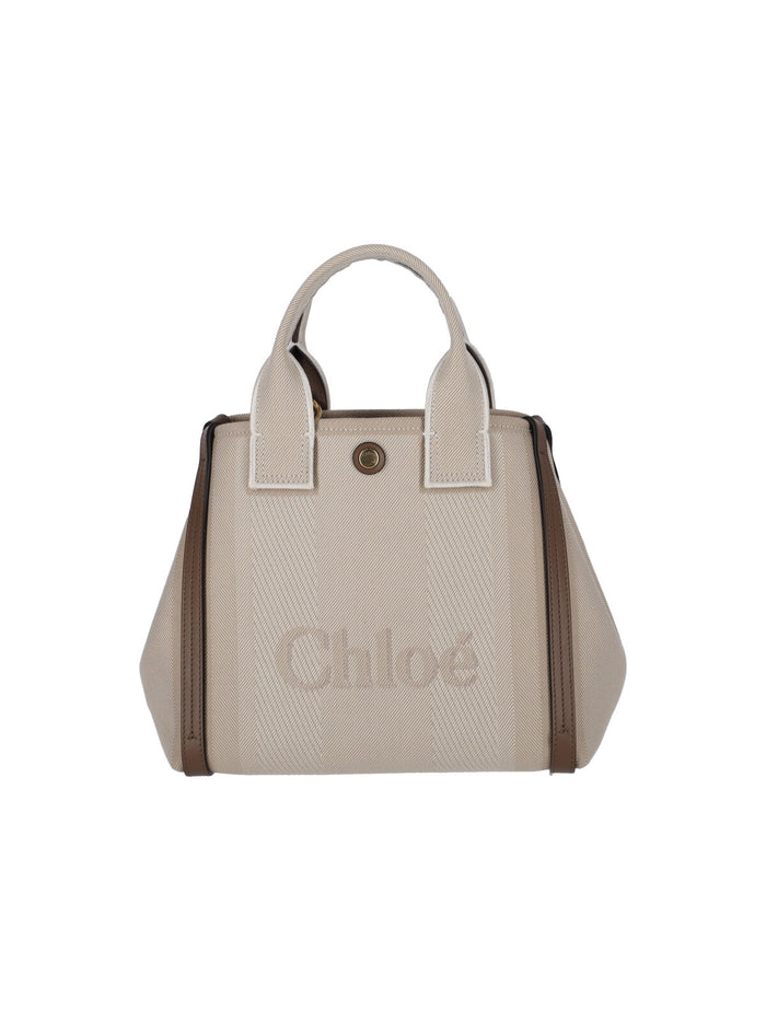 Chloè Bags White Cotton