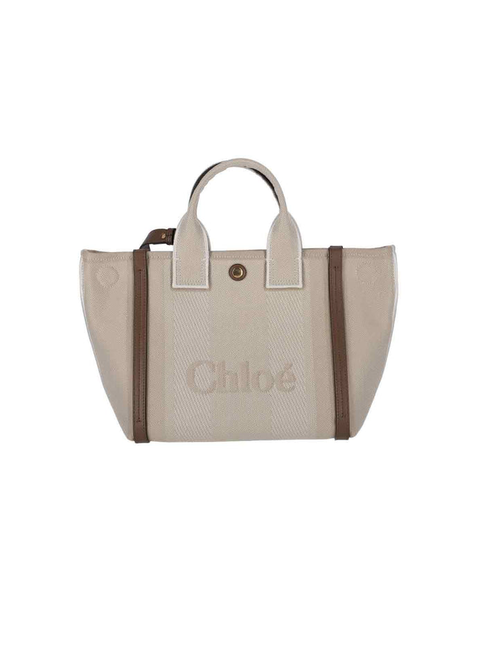 Chloè Bags White Cotton