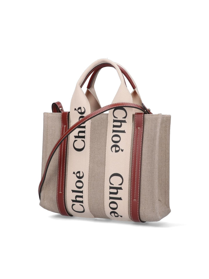 Chloè Bags White Linen