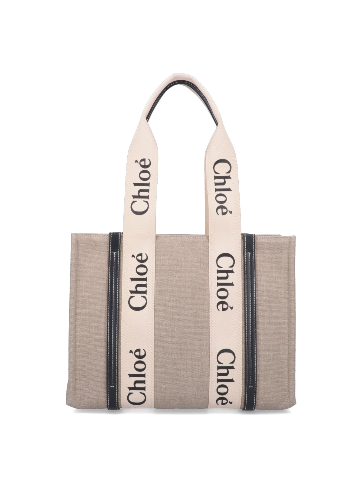 Chloè Bags White Linen