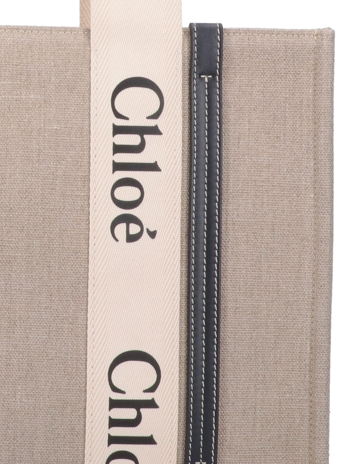 Chloè Bags White Linen