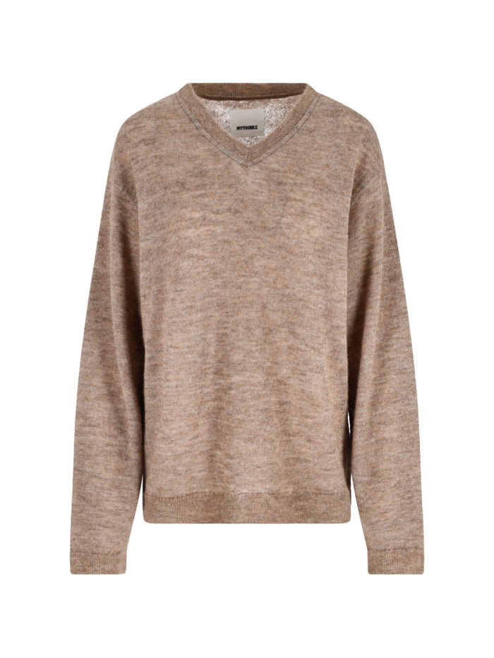 MYTHINKS Sweaters Beige Alpaca