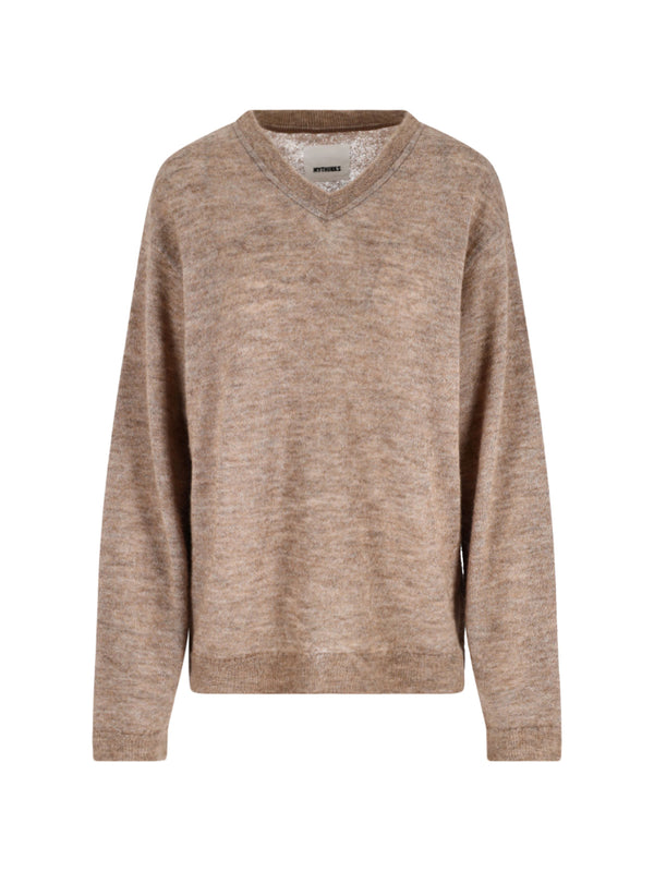 Mythinks 55% Alpaca sweater in beige