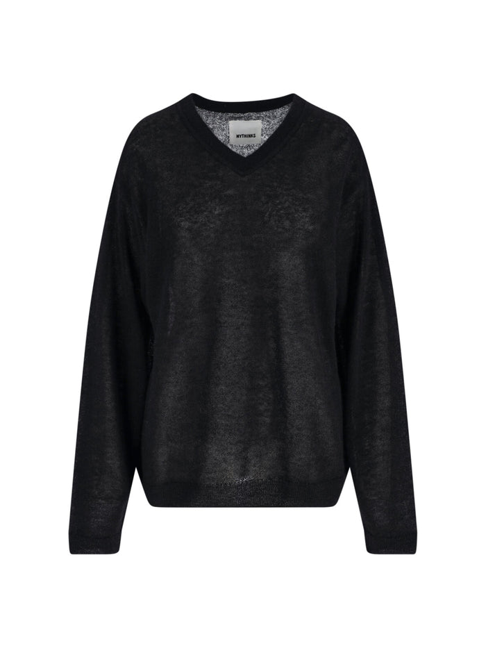 MYTHINKS Sweaters Black Alpaca