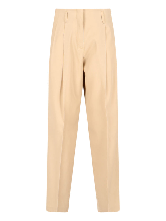 Golden Goose Trousers Beige Virgin Wool