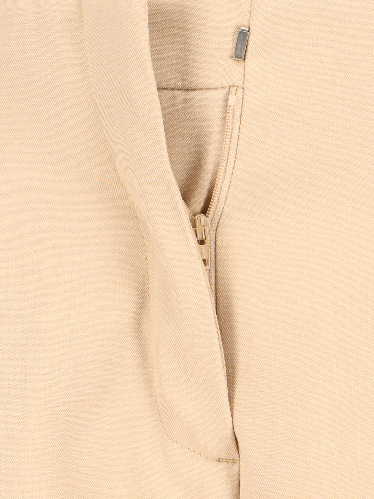 Golden Goose Trousers Beige Virgin Wool
