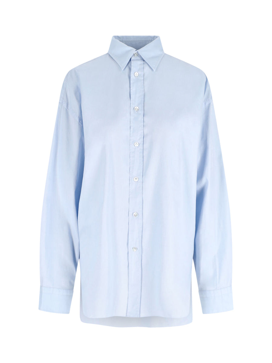 Finamore Oriana 100% Cotton shirt in blue