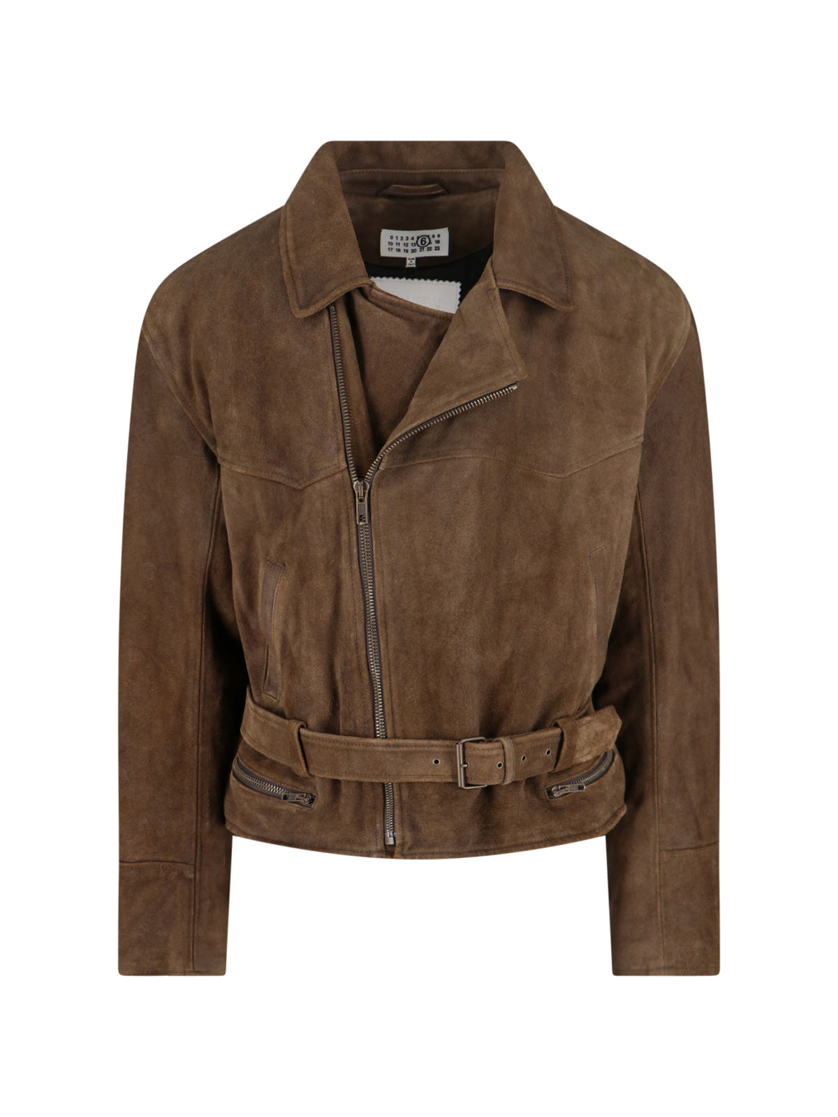 MM6 Maison Margiela Jackets Brown Cow Leather