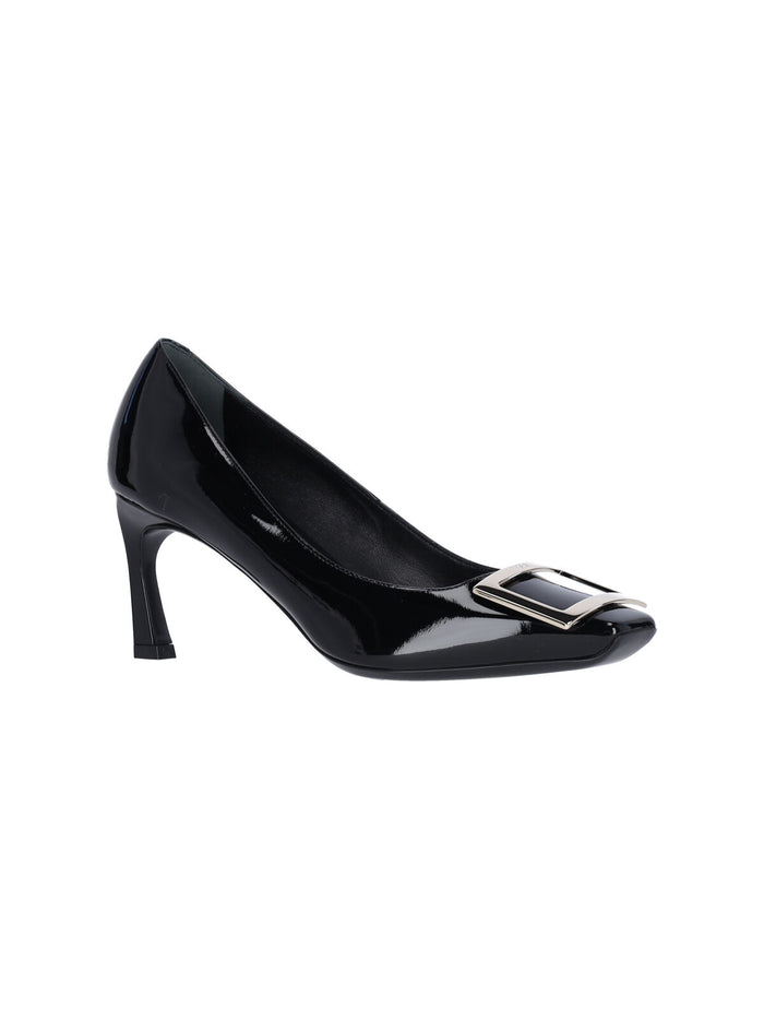 Roger Vivier With Heel Black Outer: Calf Leather