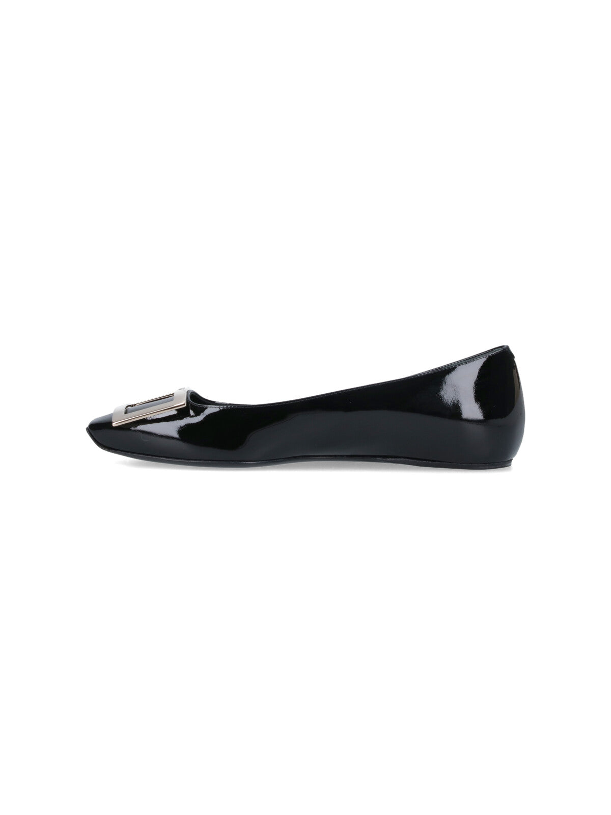Roger Vivier Flat shoes Black Outer: Calf Leather
