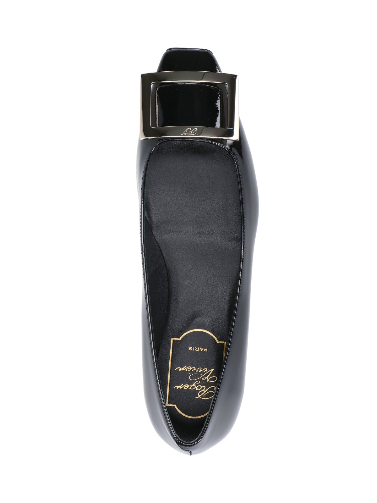 Roger Vivier Flat shoes Black Outer: Calf Leather