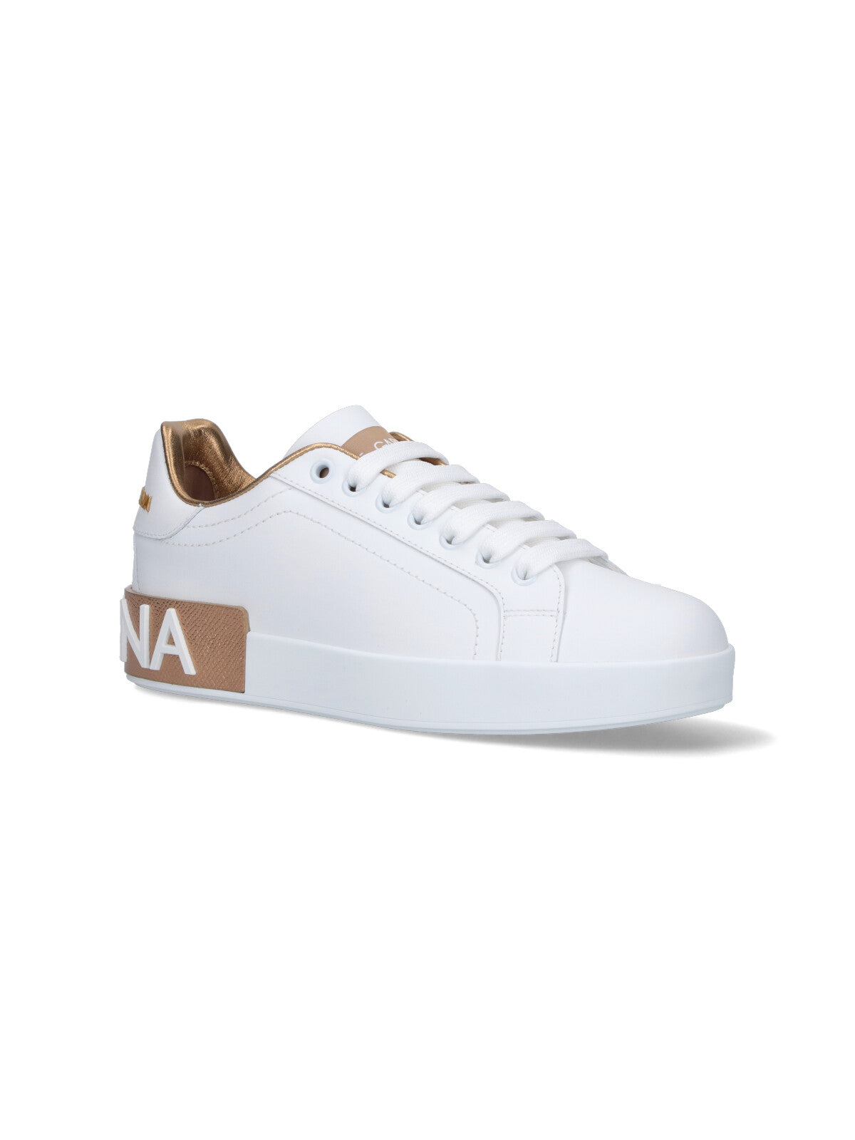 Dolce & Gabbana Sneakers Golden Calf Leather