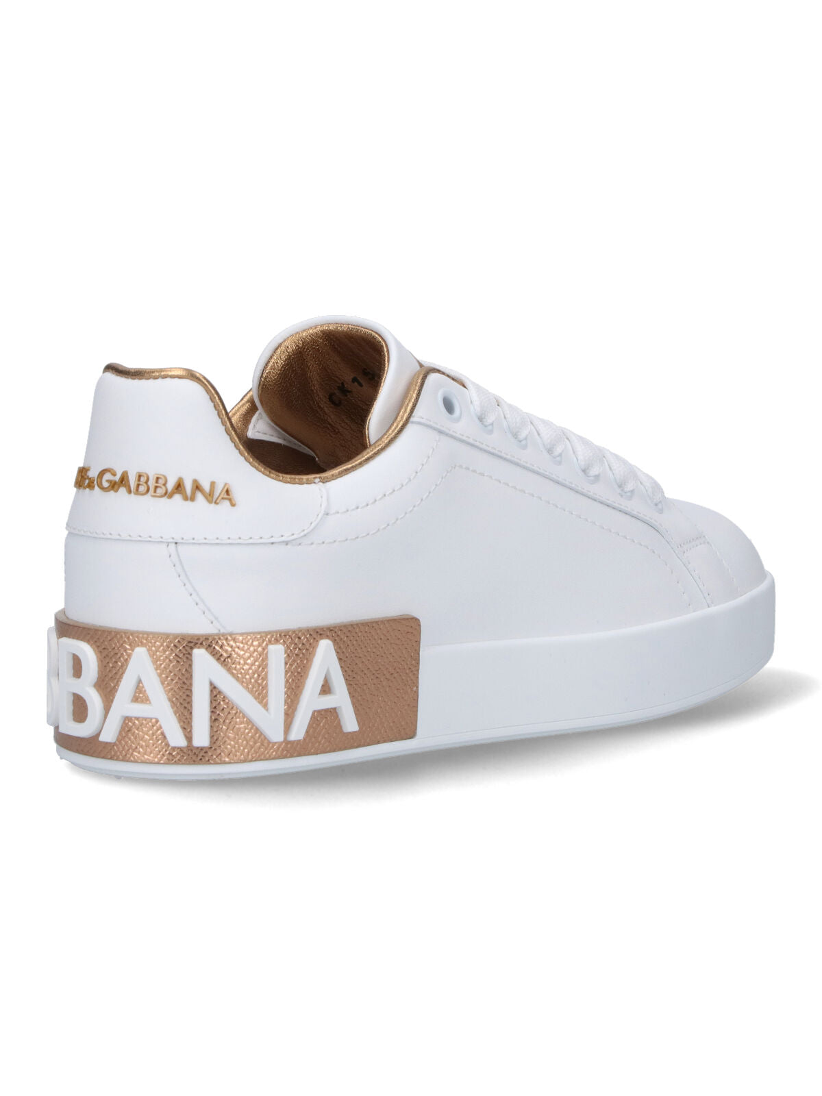 Dolce & Gabbana Sneakers Golden Calf Leather