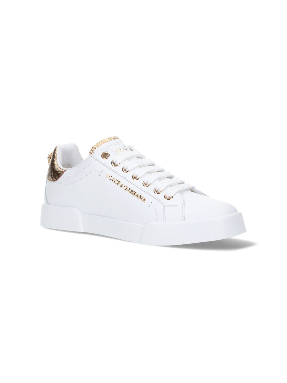 Dolce & Gabbana Sneakers White Calf Leather