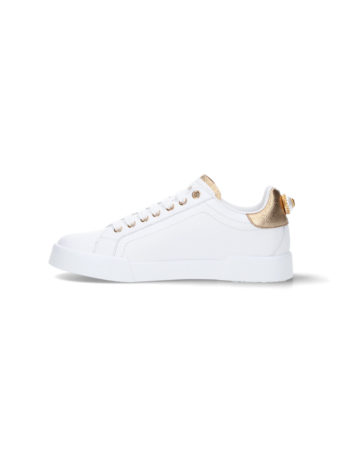 Dolce & Gabbana Sneakers White Calf Leather