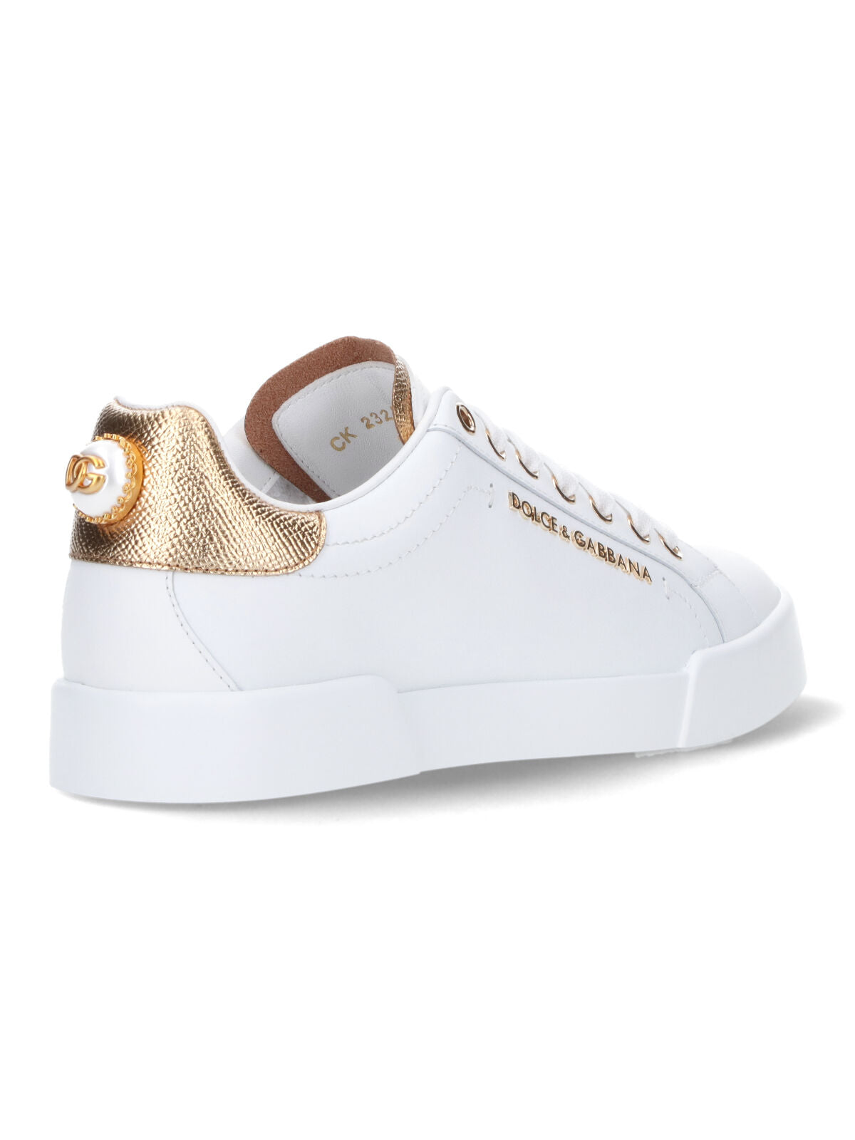 Dolce & Gabbana Sneakers White Calf Leather