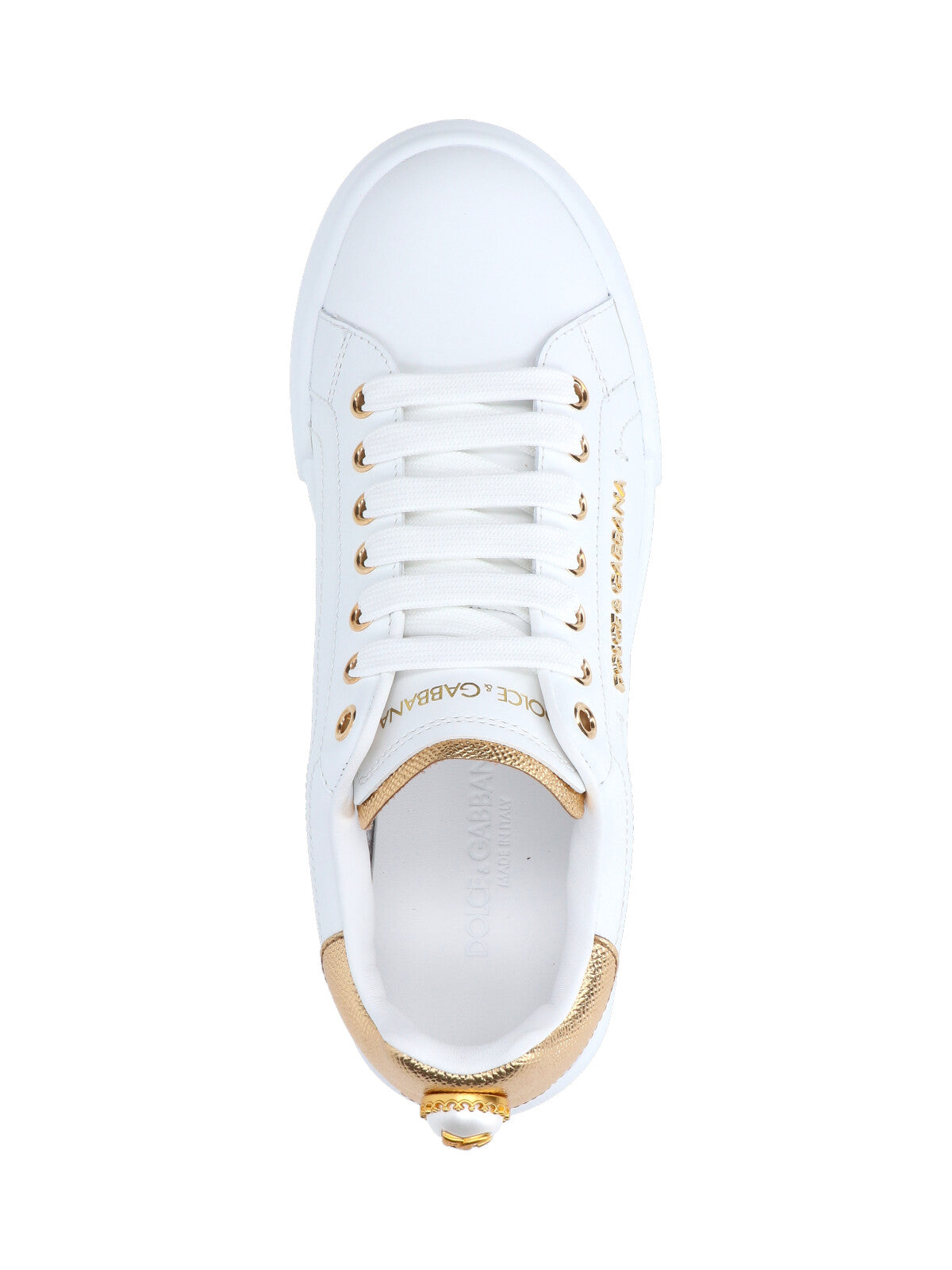 Dolce & Gabbana Sneakers White Calf Leather