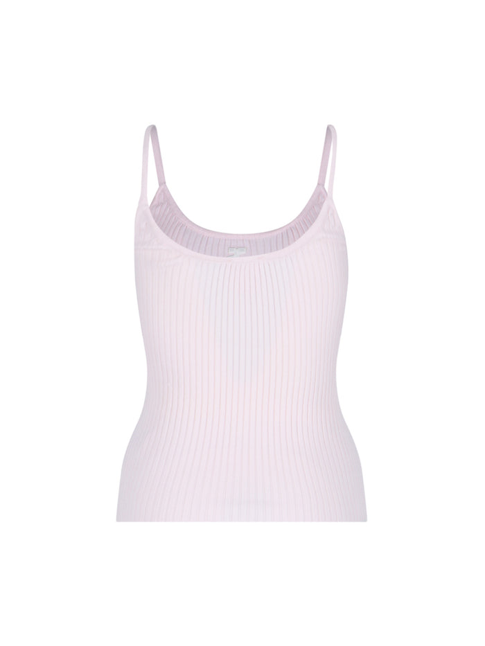 Courrèges Top Pink Viscose