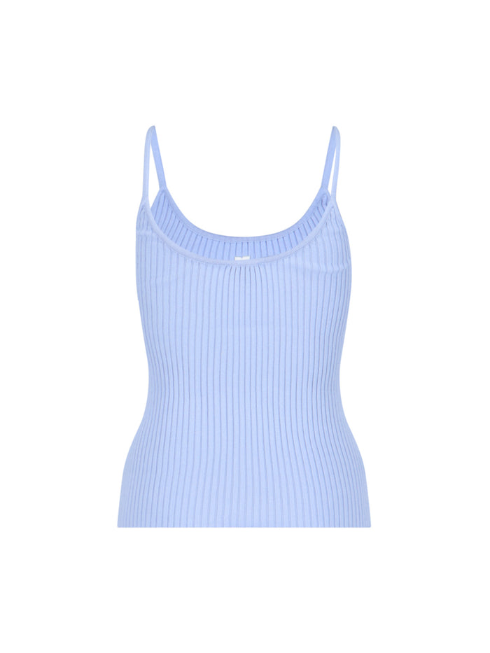 Courrèges Top Blue Viscose
