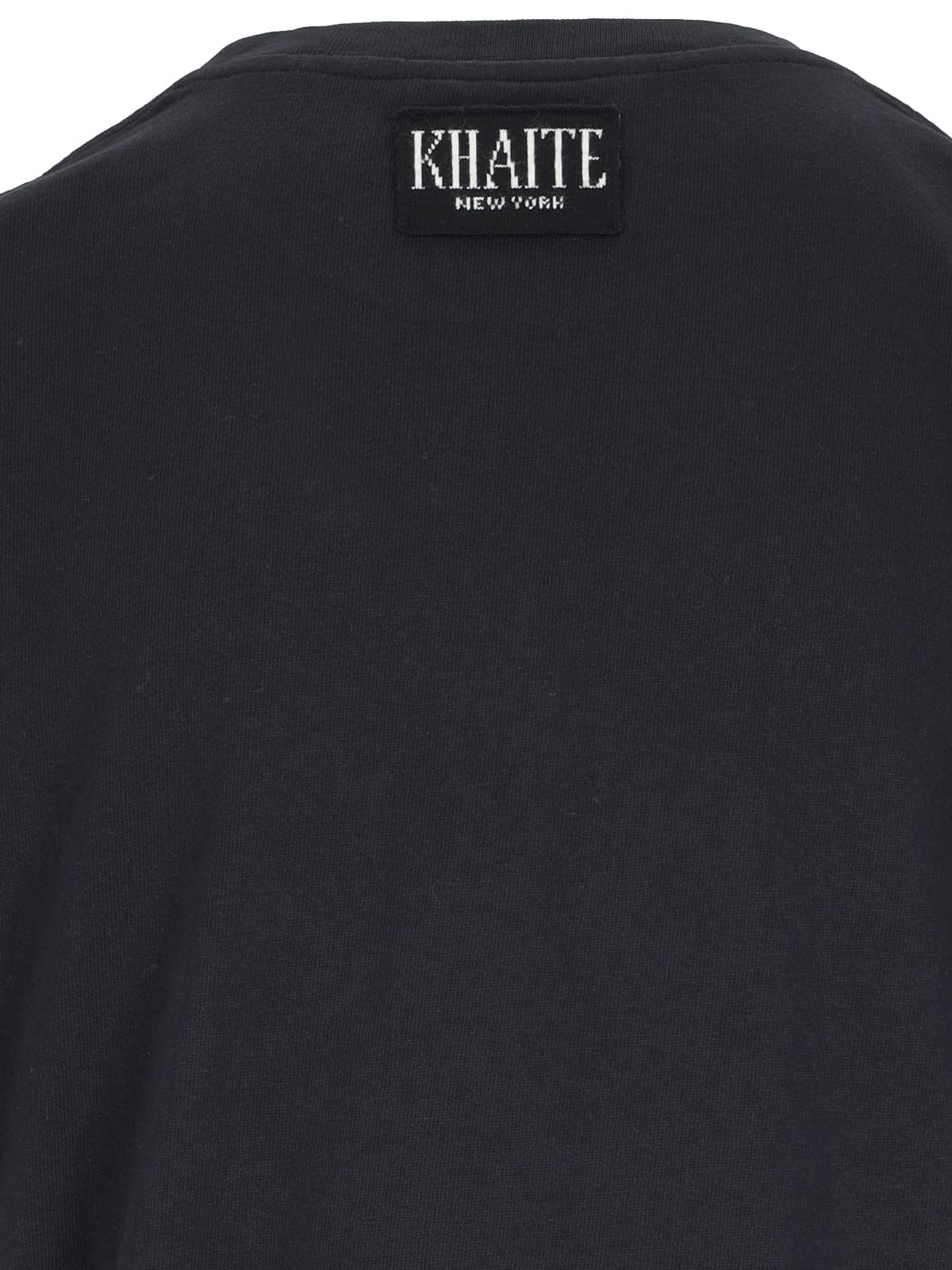 Khaite T-Shirts And Polos Black Cotton