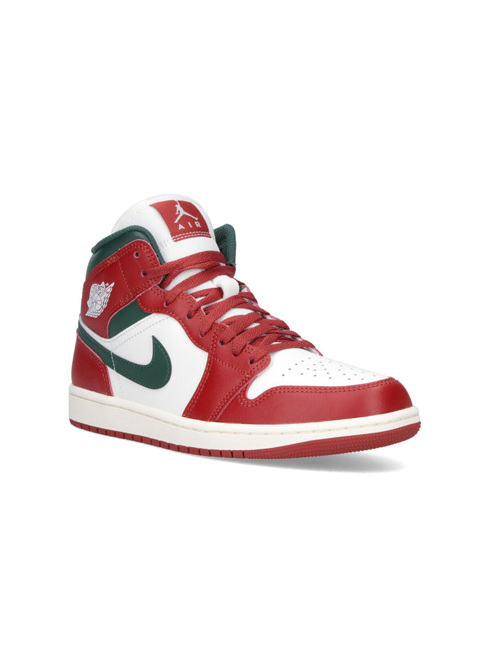 Nike Sneakers Red Leather