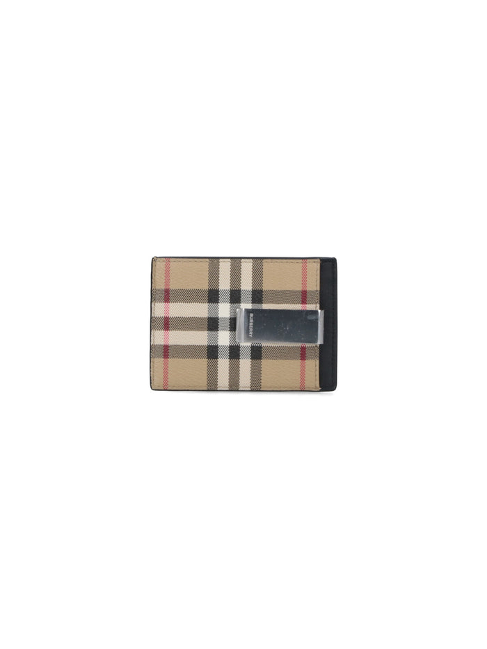 Burberry Wallets Beige Polyurethane