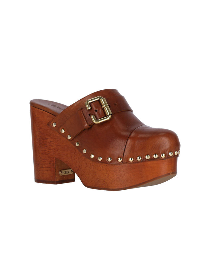 Chloè Sandals Brown Upper: Cow Leather