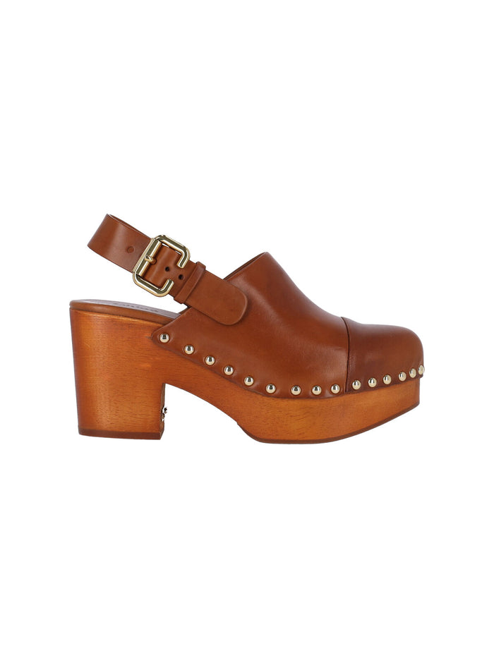 Chloè Sandals Brown Upper: Calf Leather