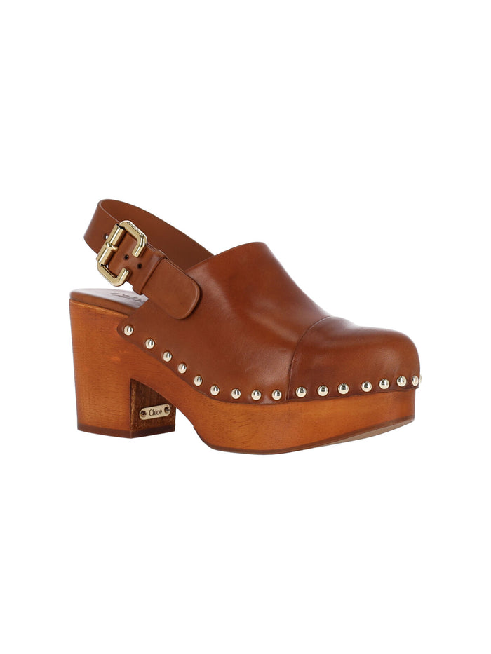 Chloè Sandals Brown Upper: Calf Leather