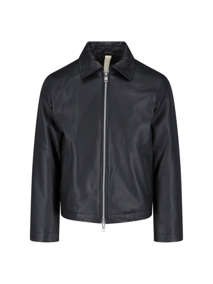 Sunflower Jackets Black Leather
