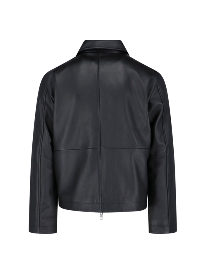Sunflower Jackets Black Leather