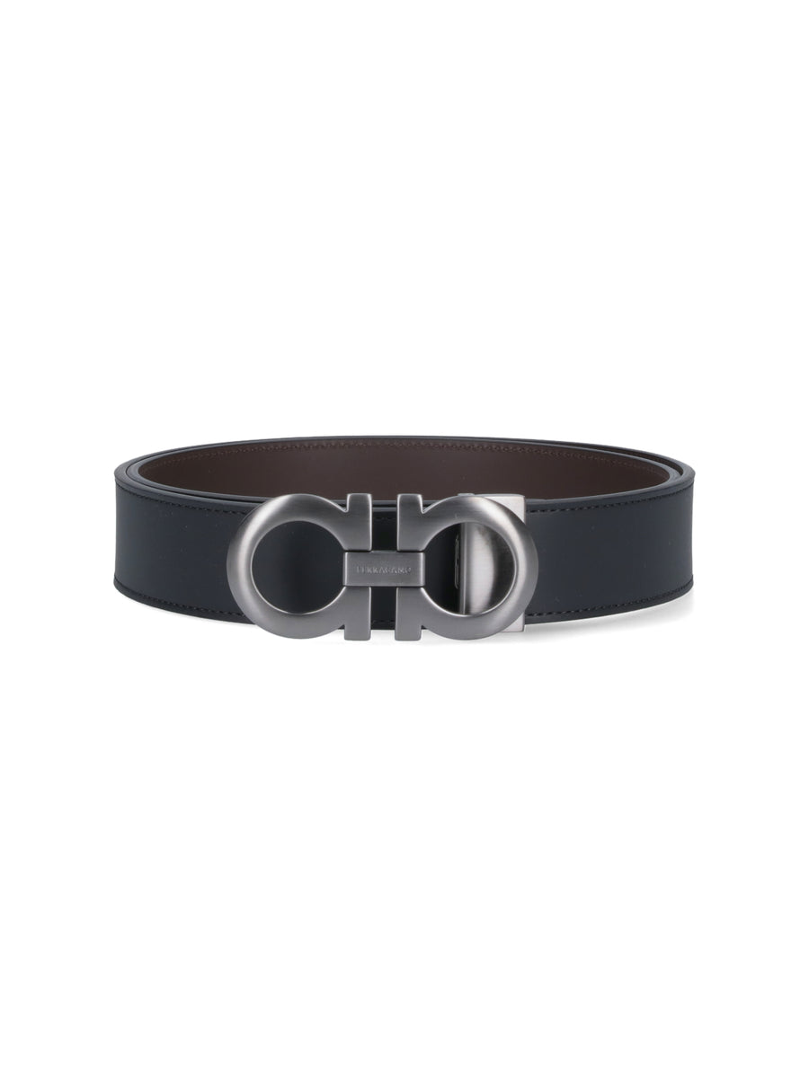 Ferragamo 100% Calf Leather belt in black