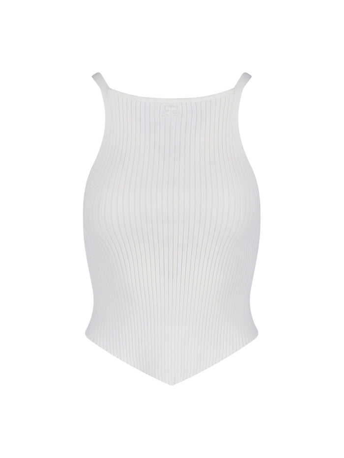 Courrèges Top White Viscose
