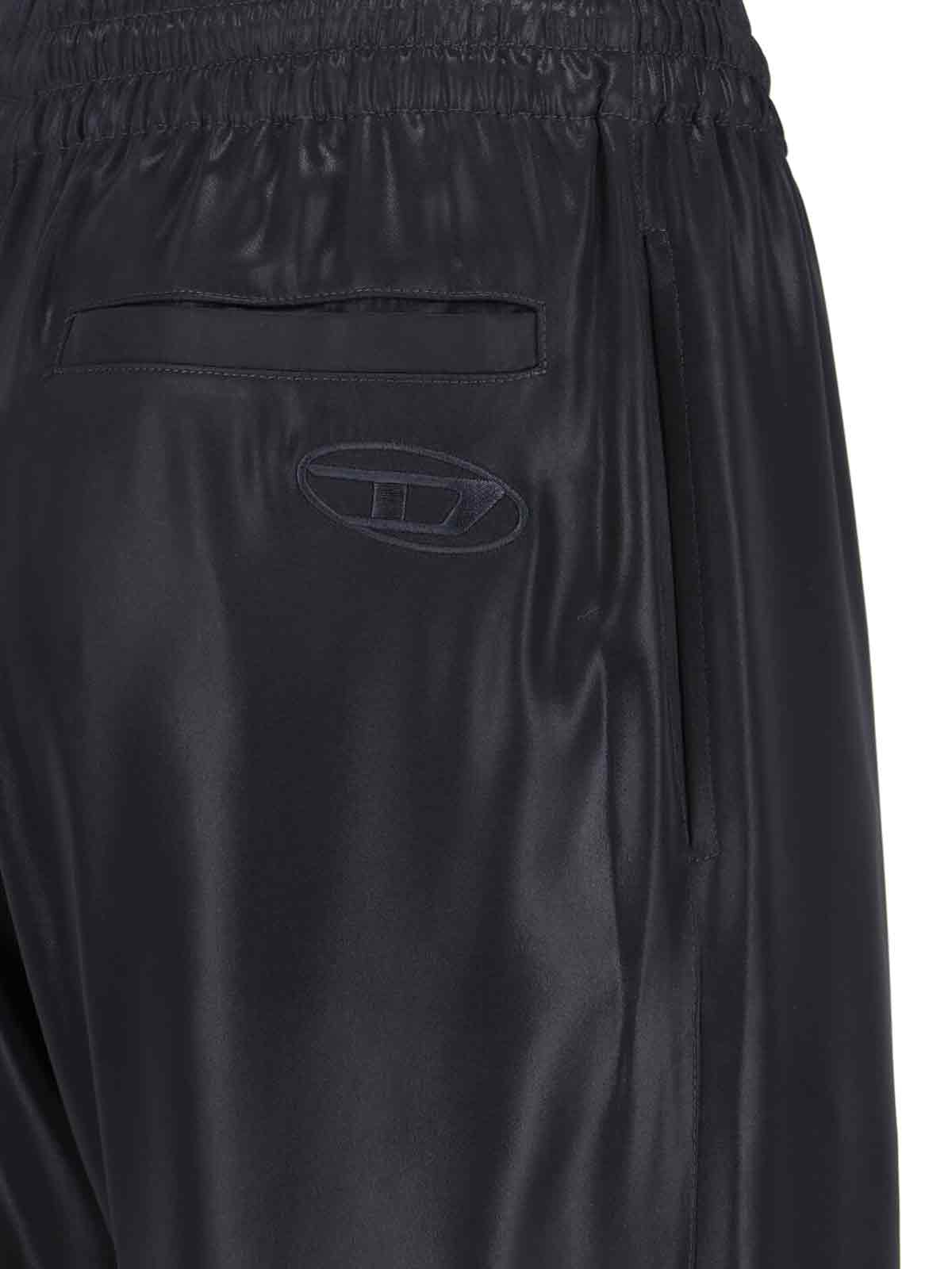 Diesel Trousers Black Polyester