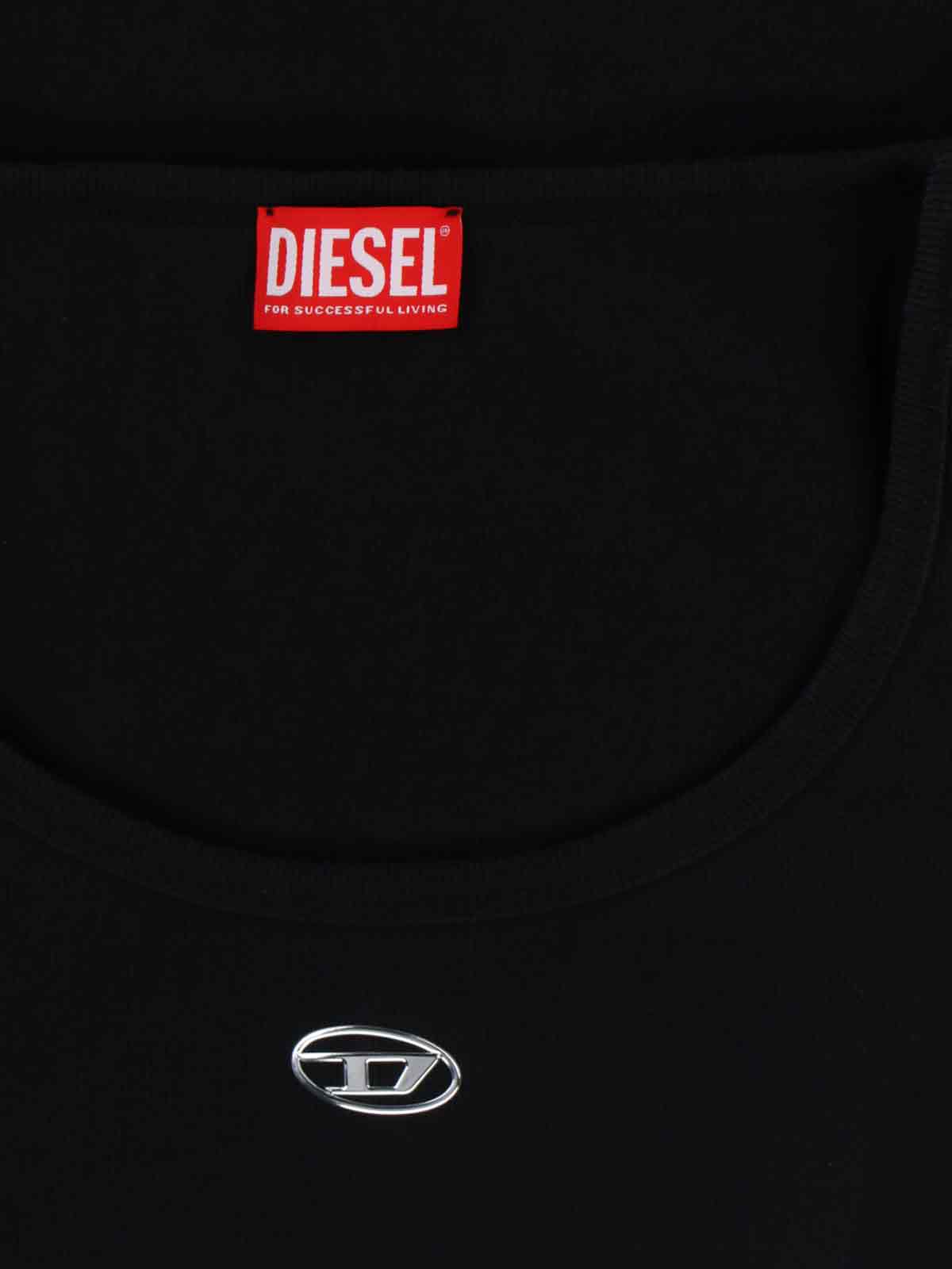 Diesel T-shirts and Polos Black Cotton