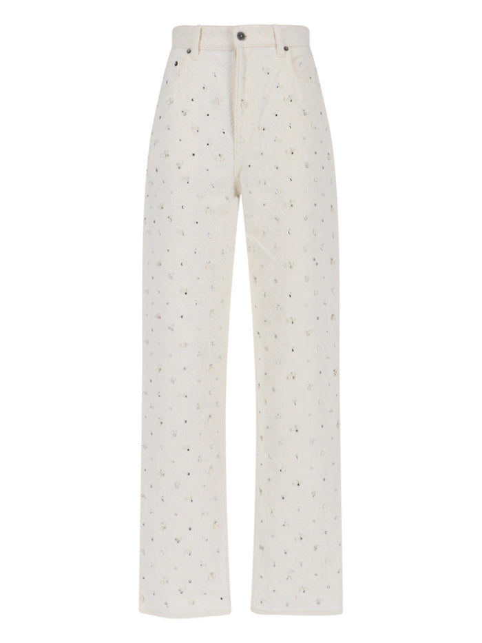 Golden Goose Jeans White Cotton