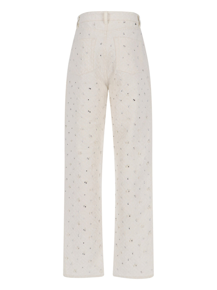 Golden Goose Jeans White Cotton