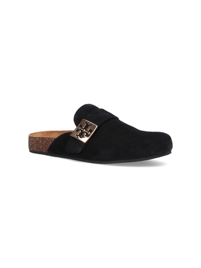Tory Burch Sandals Black Upper: Bovine Suede