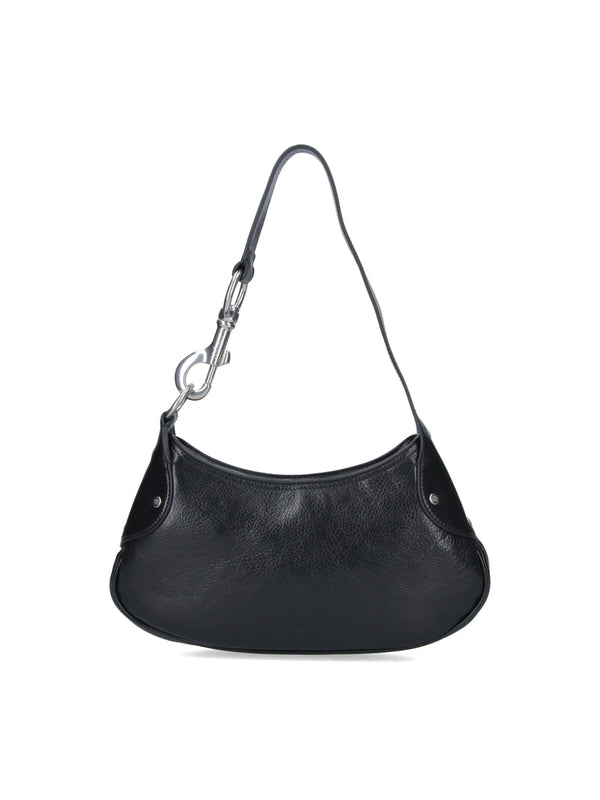 Mulberry 100% bovine leather shoulder bag in black