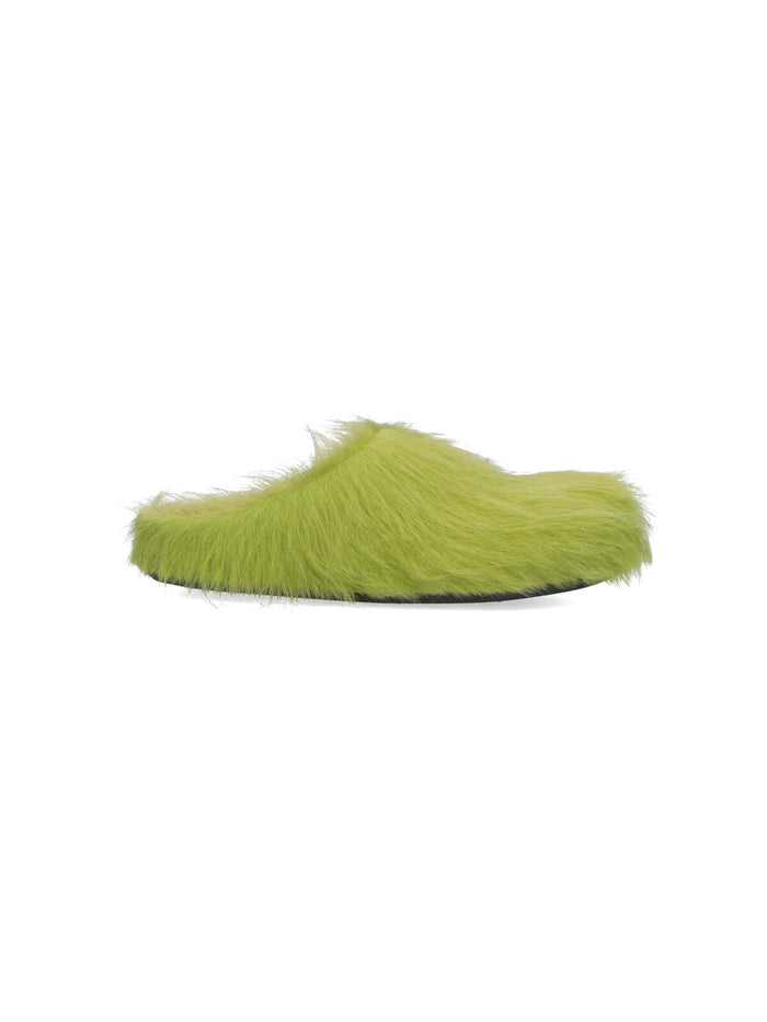 Marni Sandals Green Upper: Calf Hair