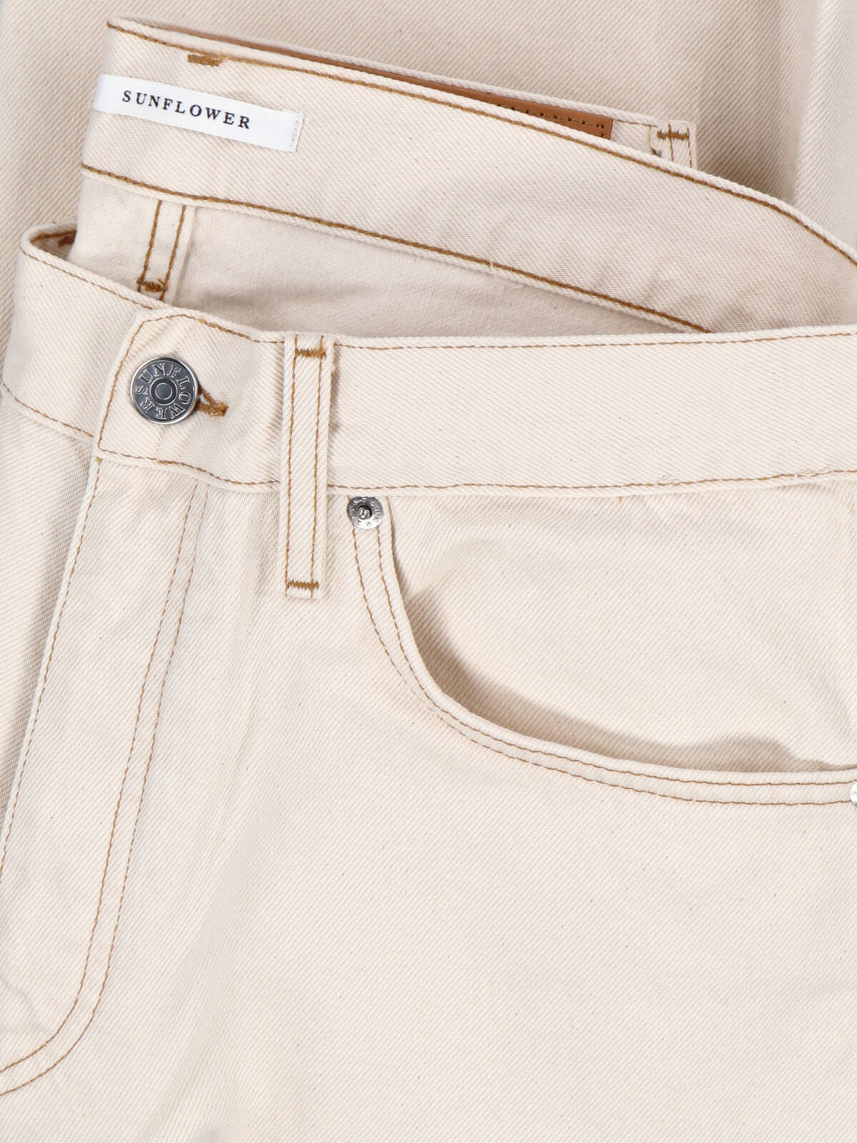 Sunflower Jeans White Cotton