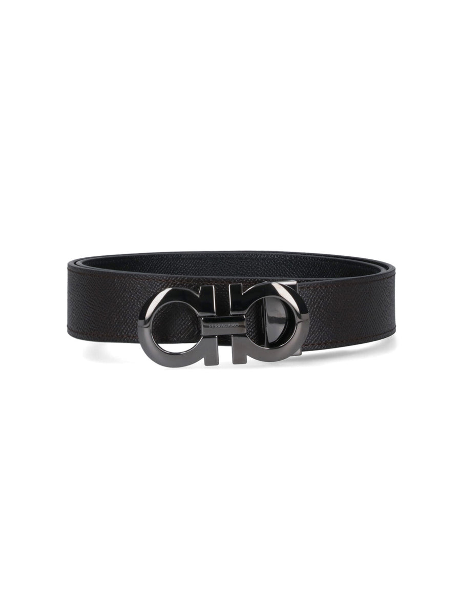 Ferragamo 100% Calf Leather belt in black