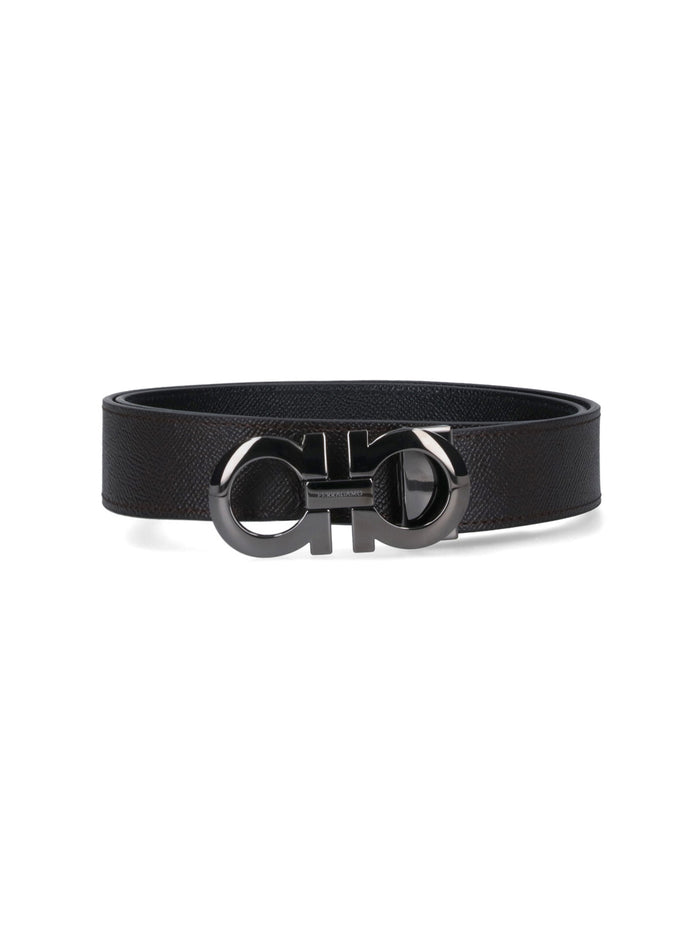 Ferragamo Belts Brown Calf Leather