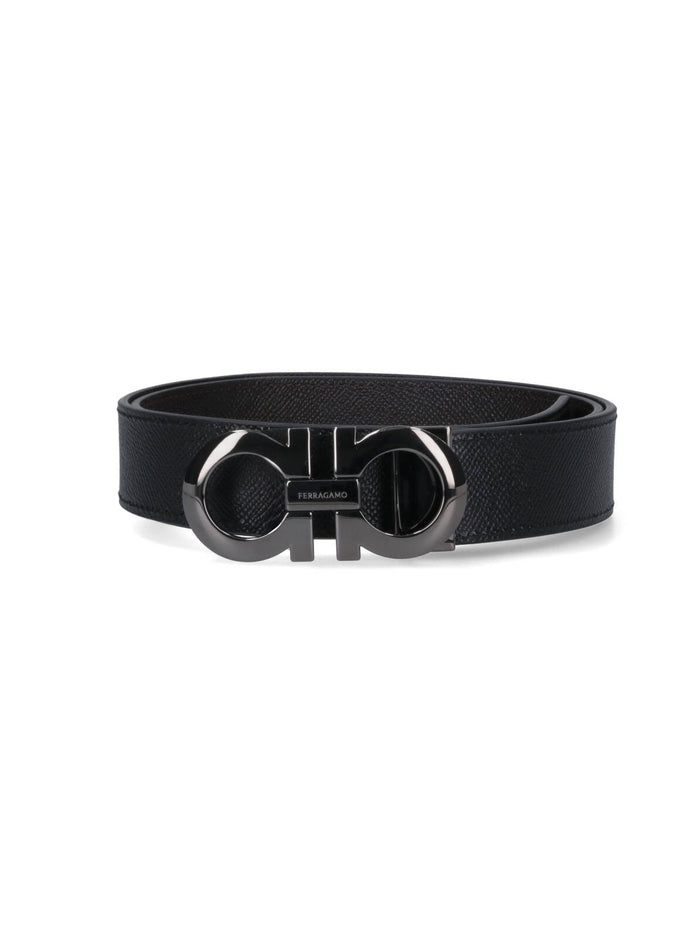 Ferragamo Belts Brown Calf Leather