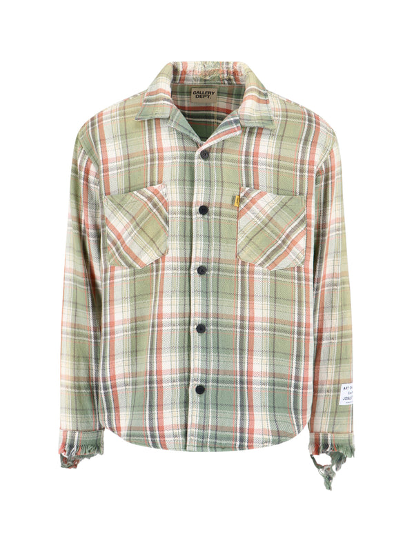 Gallery Dept 100% Cotton shirt in green