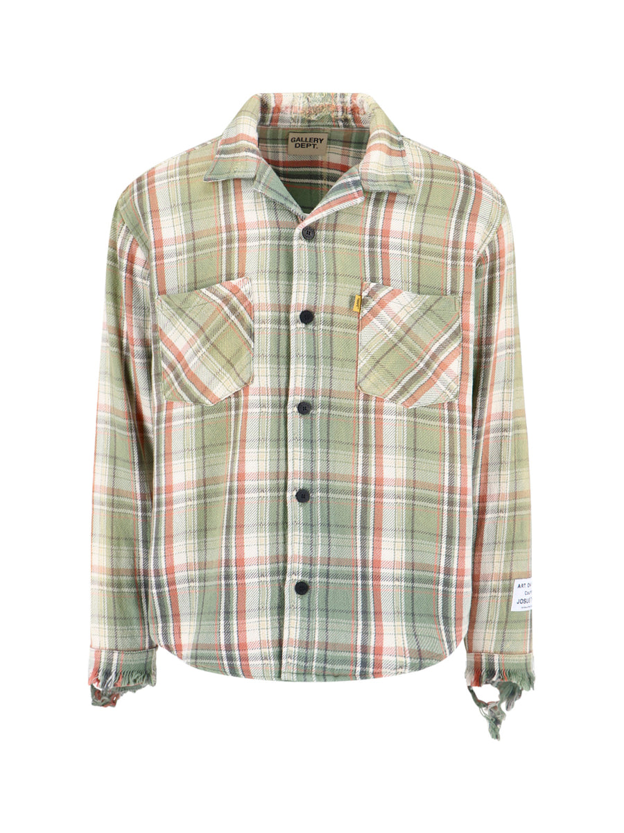 Gallery Dept 100% Cotton shirt in green