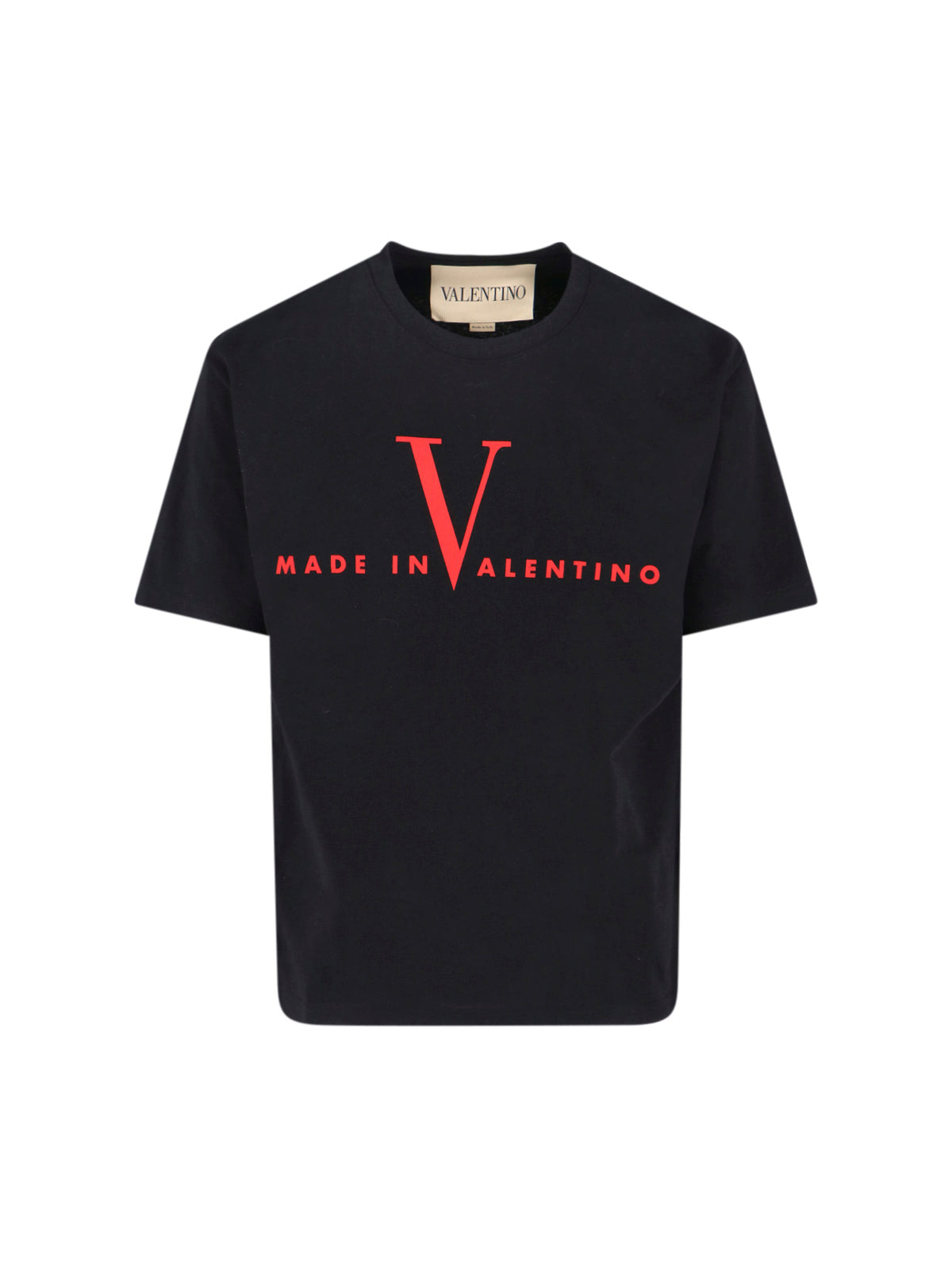 Valentino T-shirts and Polos Black Cotton